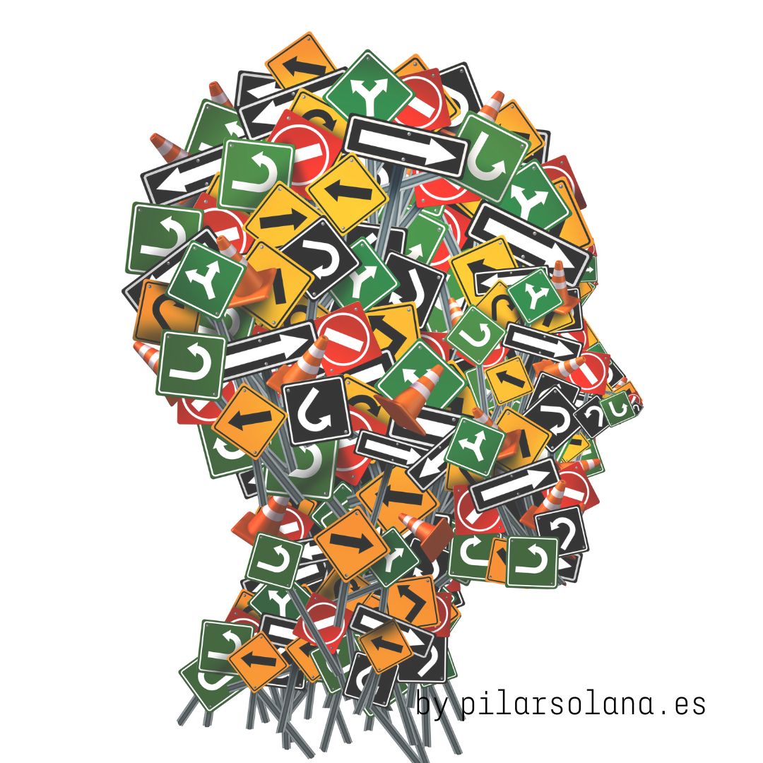 Cabeza pensante frente a la toma de decisiones: no se decide a ir a terapia con un psicólogo